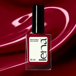 LENA Breathable & Water-Permeable Halal Nail Polish - Red Sea - LE225
