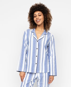 Alpes Womens Stripe Pyjama Top - 28