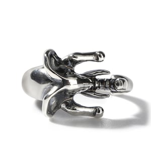 Jeulia "Maternal Love" Elephant Sterling Silver Men's Ring
