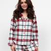 Blaze Womens Brushed Check Pyjama Top - 20