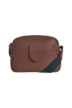 Weird Fish Dion Cross Body Bag Bitter Chocolate Size ONE