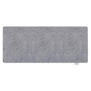 Plain Fleck - Soft Silver Runner - 65x230cm