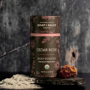 Body Powder Deodorant: Cedar Rose
