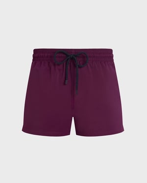 Vilebrequin - Men Swimwear Short And Fitted Stretch Solid - Swimwear - Man - Purple - Size XL