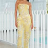 Silkier Style Satin Pants Yellow