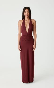 Araminta Maxi Dress (Wine) - US 6