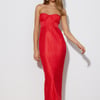 Chase The Blues Midi Dress RED