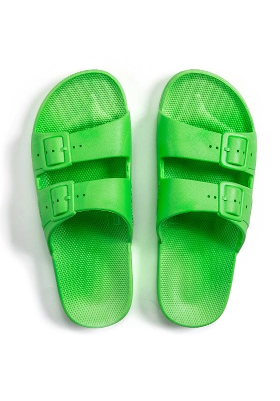 Neon Green Slides - UK 3.5/ UK 4