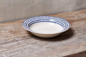 nkuku Indigo Drop Pasta Bowl | Tableware | One Size