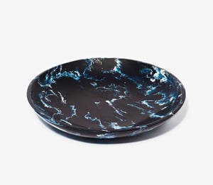 Resin Low Serving Bowl - Ocean