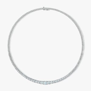 Classic Riviera Diamond Necklace - 17 IN / 10.40 CT