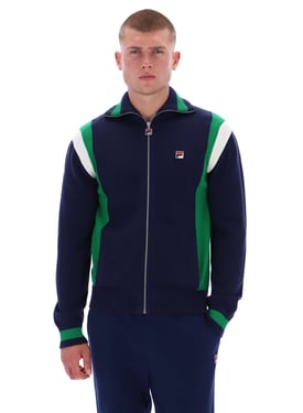 Cortez Colourblocked Knitted Track Top - 4XL