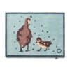Ducks 1 Blue Washable Doormat - 65x85cm