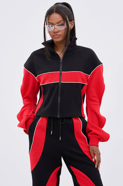 AKIRA Let It Happen Zip Up Sweatshirt | Black | Size 1X