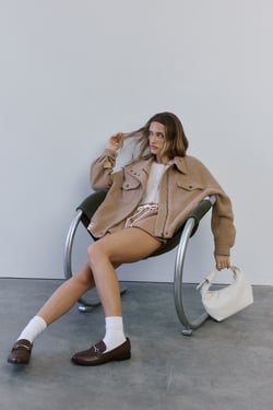 Winter Whimsy Jacket Caramel