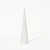 Cone Candle - White / Tall