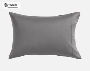 QE Home 350TC BeechBliss TENCEL™ Modal Pillowcases in Pewter (Set of 2), Grey, King