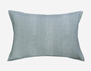 QE Home Aquatico Pillow Sham, Geometric, Blue, King