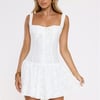 Style Flow Mini Dress White