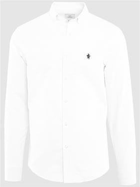 Alex & Turner Oxford Shirt - White - XL