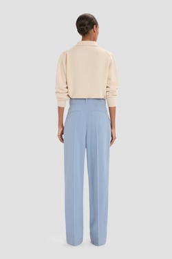 Victoria Beckham Tailored Trouser In Ocean Mist - 14 - Womens