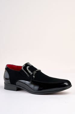 Conte Plain Black Shoe