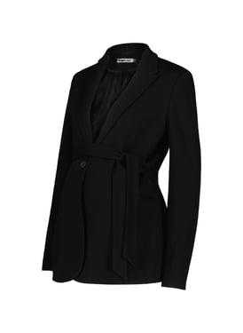 RENT - Lisbeth Maternity Blazer - IO 2 | UK 10 | EU 38 | US 6 / Caviar Black