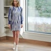 Sweatshirt Dress - Stormy Tie Die