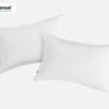QE Home Hemp Touch Pillowcases in White (Set of 2), King