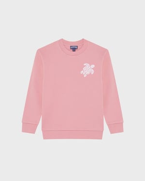 Vilebrequin - Kids Crewneck Sweatshirt Embroidered Turtle - Sweater - Garibou - Pink - Size 14