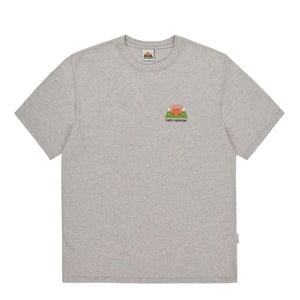 Kappy Kappy Morning Half T-Shirt Toru Fukuda Edition Melange Gray