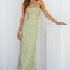 Rainbow Glow Midi Dress Sage