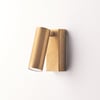 Austell IP54 spotlight in brass