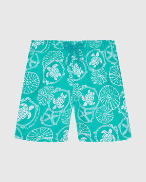 Vilebrequin - Boys Swim Shorts Oursins Bicolores - Swimwear - Jim - Green - Size 14