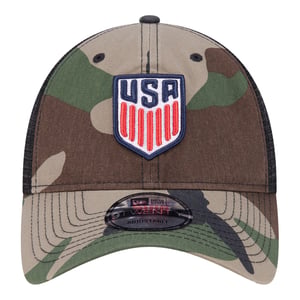 Men's New Era USMNT 9Twenty Woodland Camo Hat
