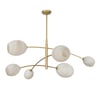 Artemis Natural Brass Chandelier