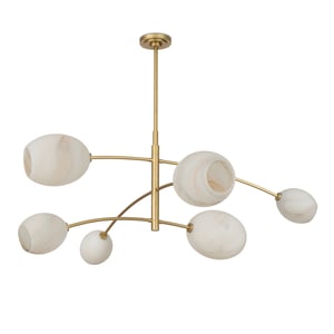 Artemis Natural Brass Chandelier