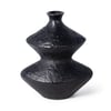 Poe Ebony Metal Vase