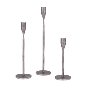 Charlotte Candleholders - Pewter