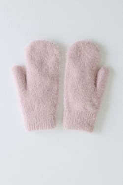 Winter Cozy Mittens Pink