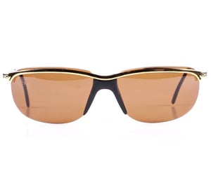 Persol Sonora - Black/Gold / Brown / Rectangular
