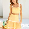 Sway One Way Crop Top Orange