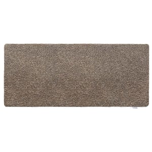 Plain Fleck - Coffee Washable Runner - 80x150cm