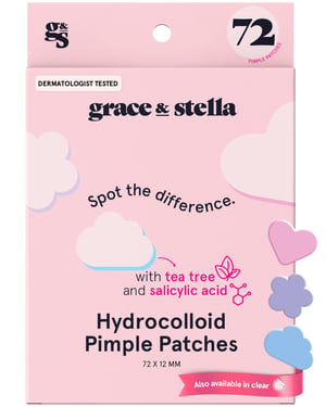 hydrocolloid pimple patches - 72 Pack / Multishape