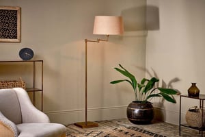 nkuku Kara Floor Lamp | Lamps | One Size | Brass