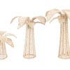 Palm Tree Handwoven Iraca Candle Stand - Medium
