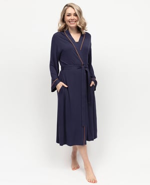Taylor Womens Jersey Long Dressing Gown - 26