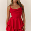 That's My Vibe Romper Red