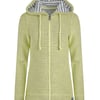 Weird Fish Chicoa Full Zip Macaroni Hoodie Celery Size 12