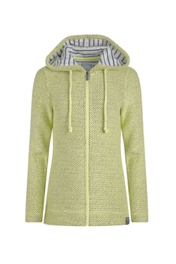 Weird Fish Chicoa Full Zip Macaroni Hoodie Celery Size 8
